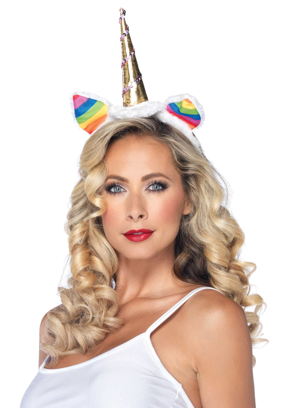 Leg Avenue A1962 Rainbow Unicorn Headband