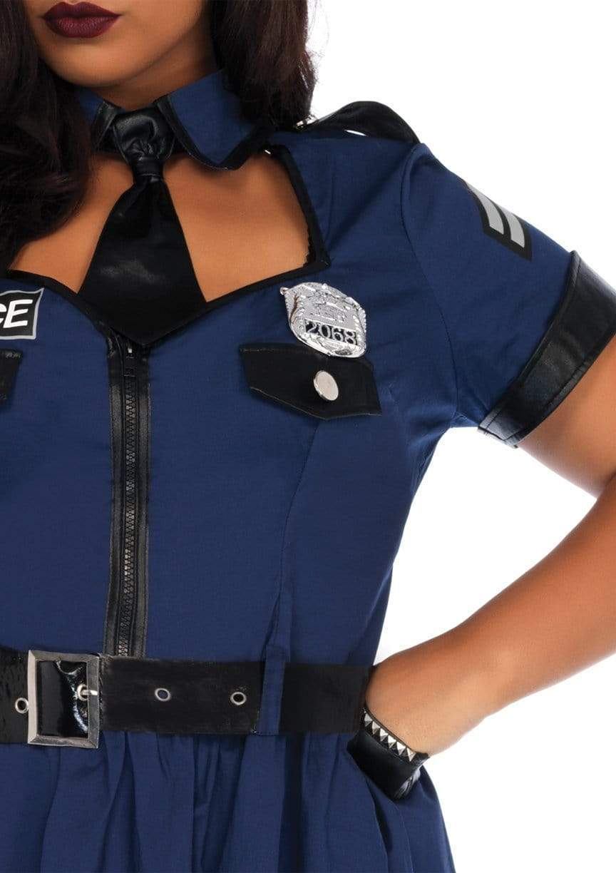 Übergröße Flirty Cop Kostüm