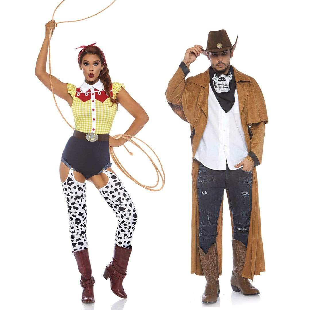 Schwindelerregendes Cowgirl Kostüm