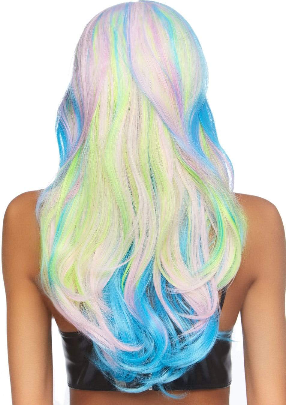 Mystic Hue Multi Color Wavy Long Wig