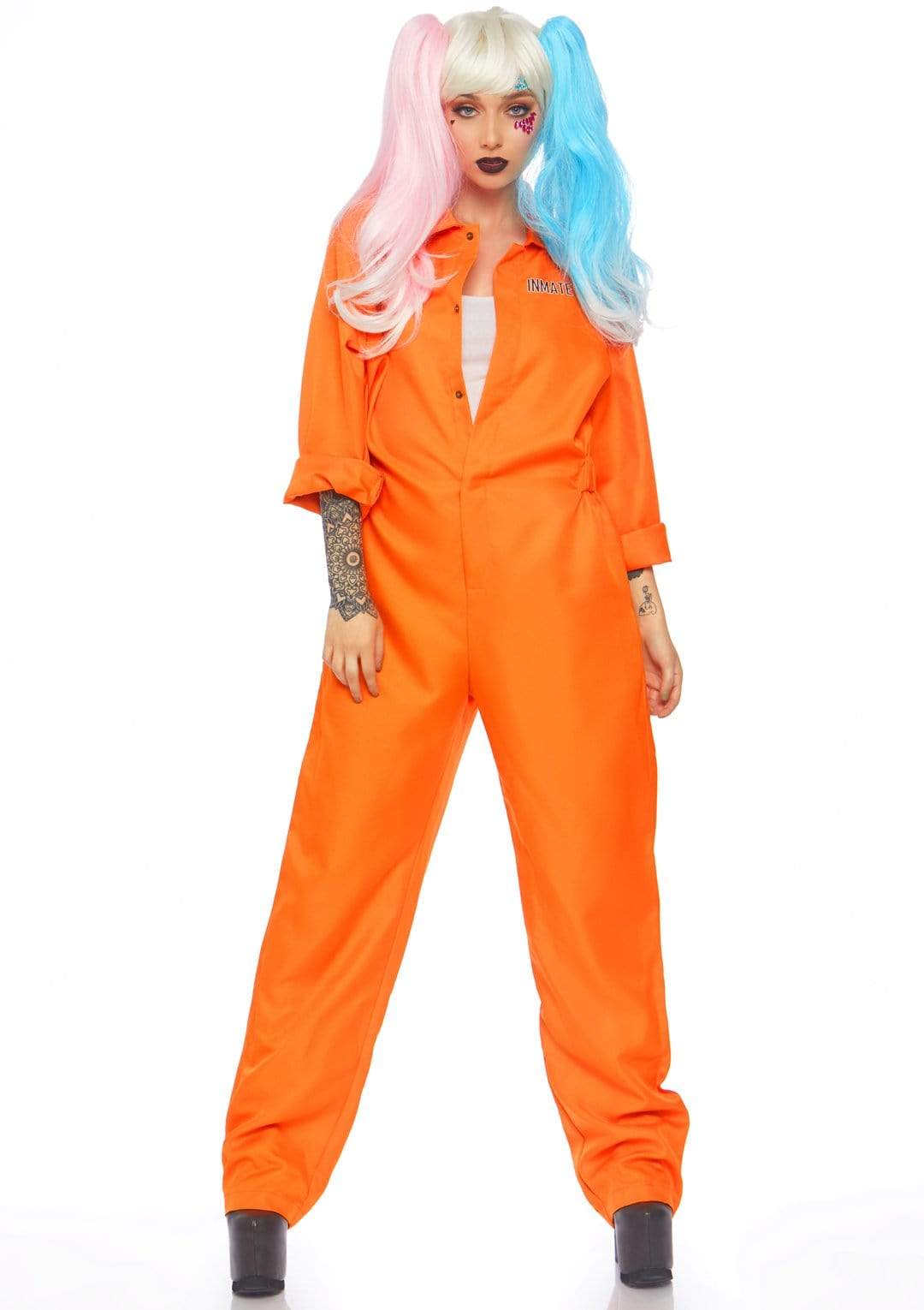 Orange Prison Jumpsuit für Damen