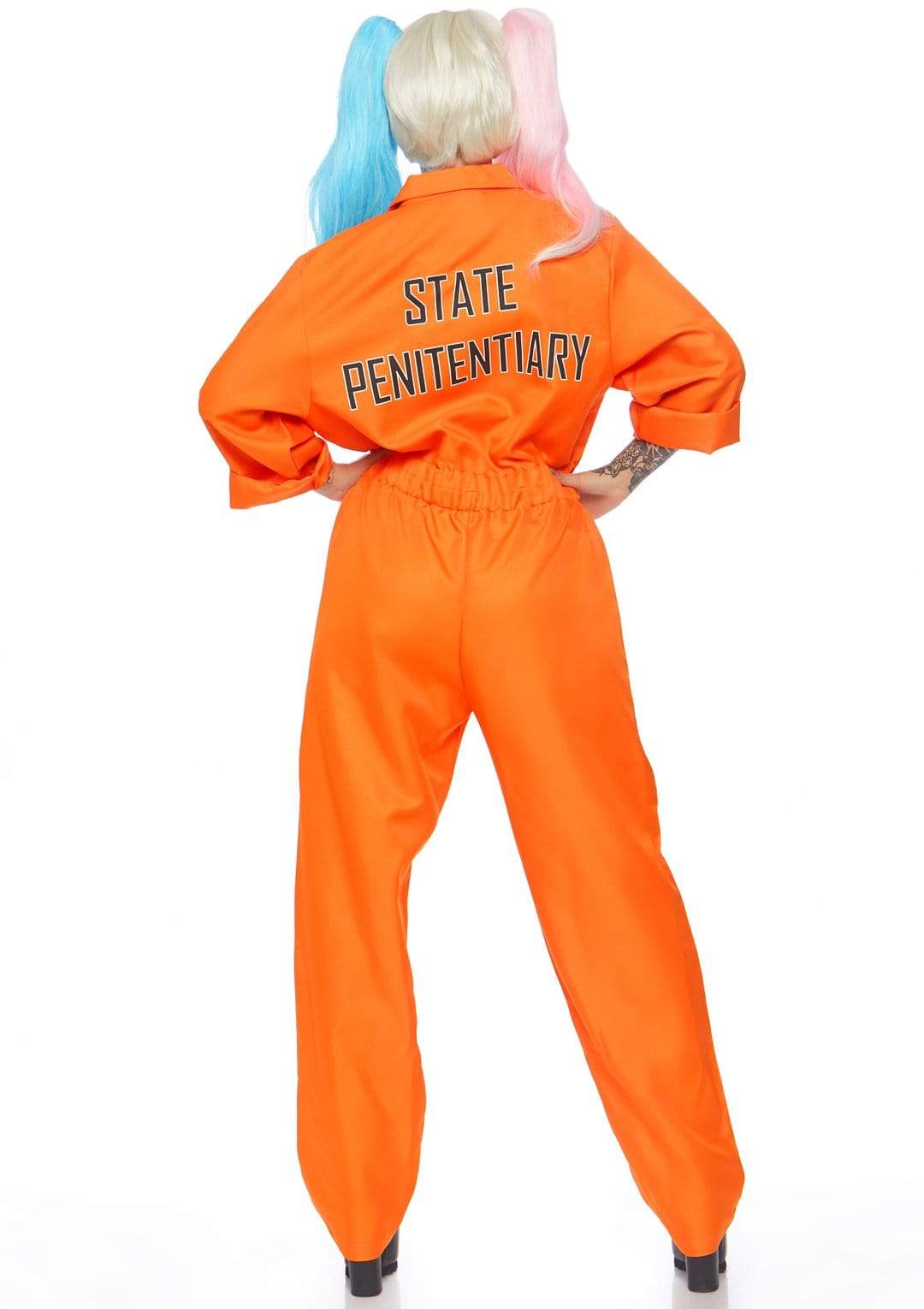 Orange Prison Jumpsuit für Damen