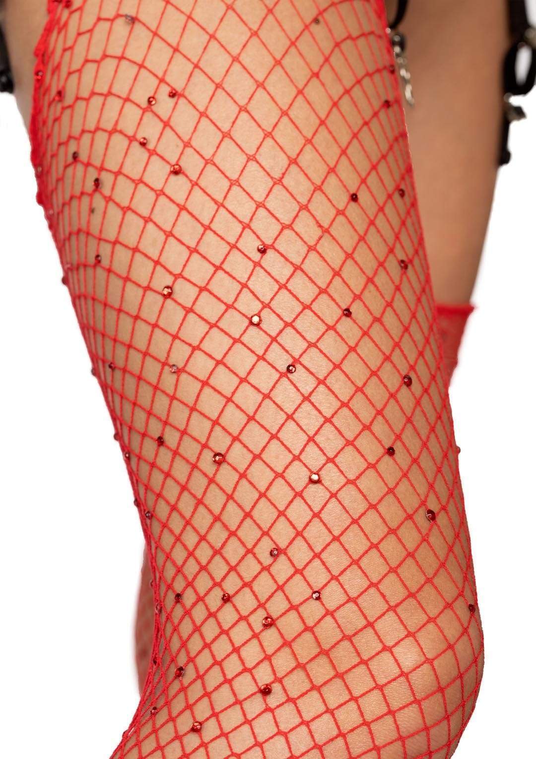 Visnet Kousen Met Strass Steentjes