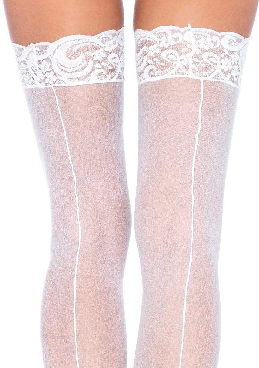 Transparante Kousen Met Elegante Naad